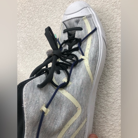 Converse Renew Morphlon Jack Purcell Rally Mid Top Sneakers Mens Size 13 Gray - Picture 6 of 16